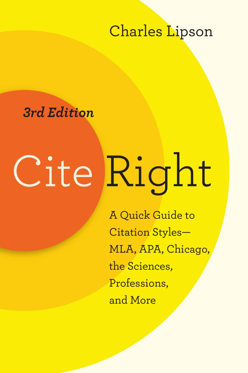 Cite Right, Third Edition