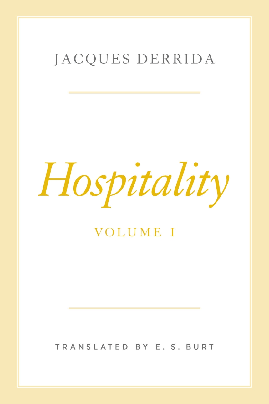 Hospitality, Volume I