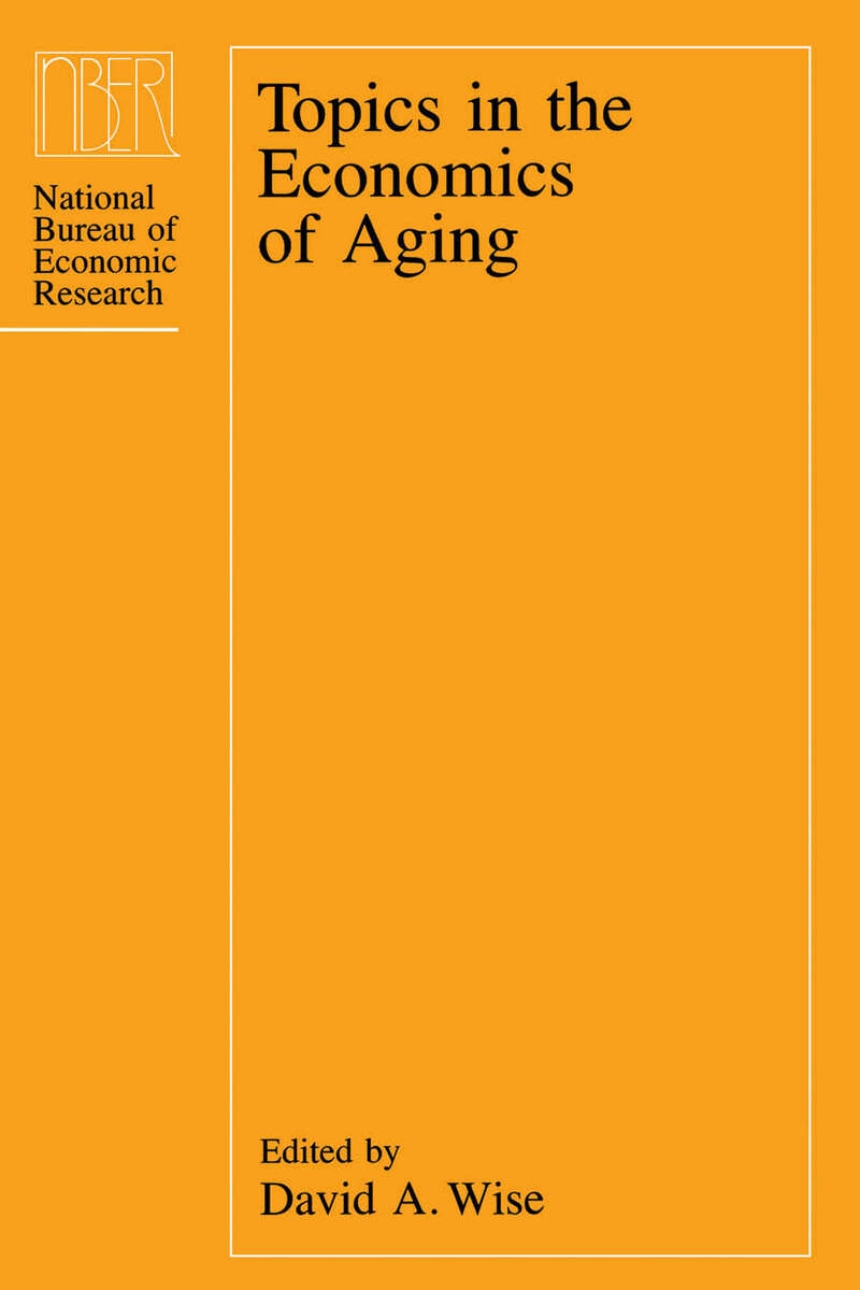 Topics in the Economics of Aging