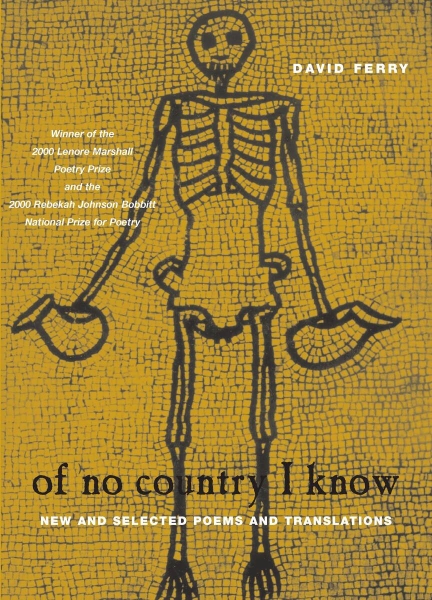 Of No Country I Know: New and Selected Poems and Translations