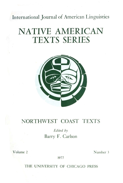 Northwest Coast Texts: Stealing Light