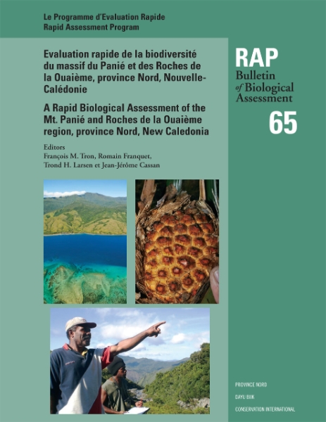 A Rapid Biological Assessment of the Mont Panié Range and Roches de la Ouaième, North Province, New Caledonia